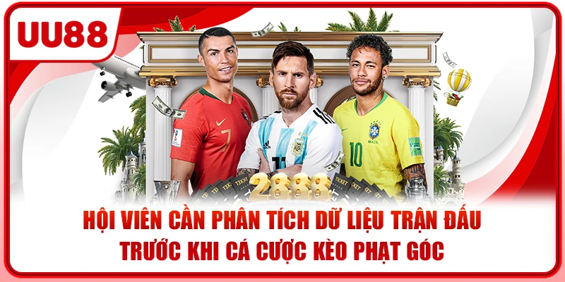 Hội viên cần phân tích dữ liệu trận đấu trước khi cá cược kèo phạt góc Hội viên cần phân tích dữ liệu trận đấu trước khi cá cược kèo phạt góc